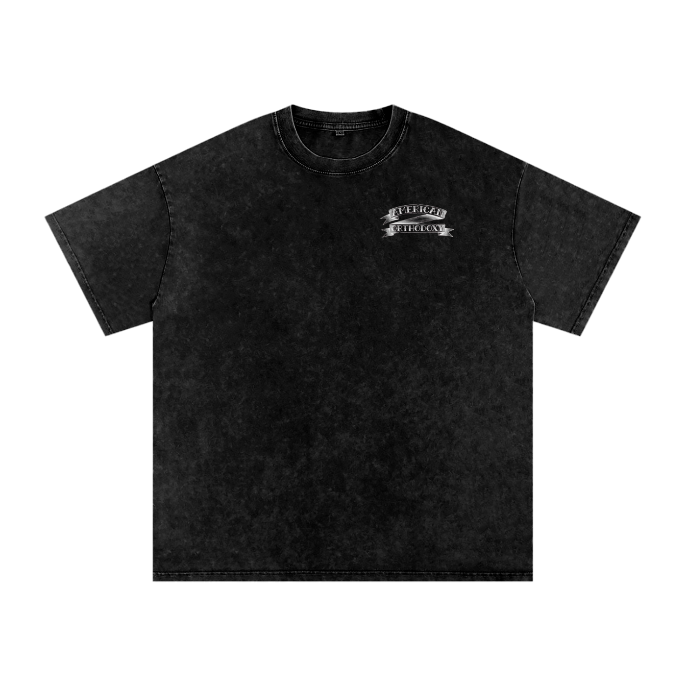 American Orthodoxy// (AMERICAN TRAD)Snow Washed Oversized Cotton T-Shirt