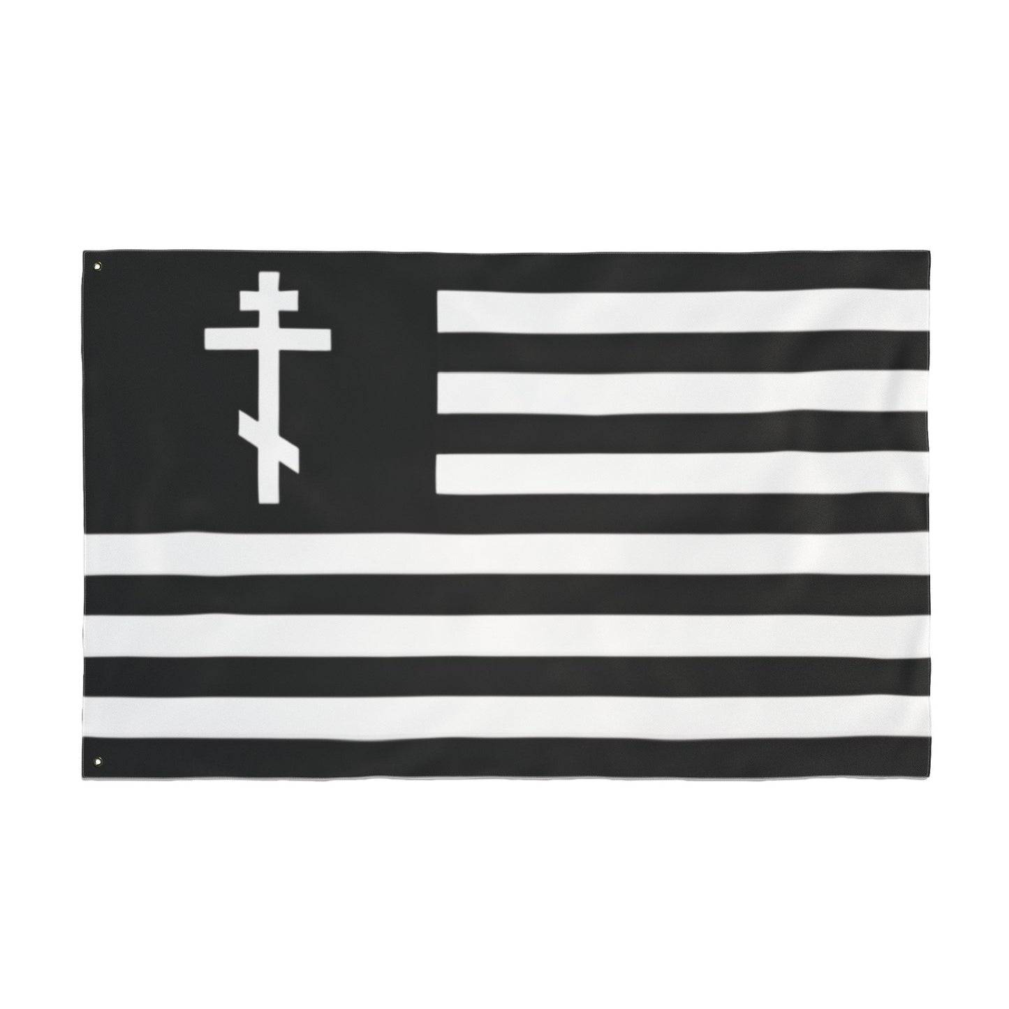 BLACK FLAG ☦️🇺🇸Double Sided Flag