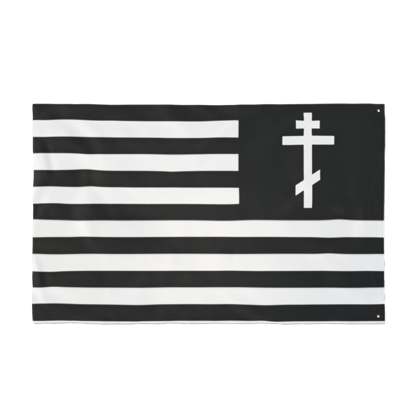 BLACK FLAG ☦️🇺🇸Double Sided Flag