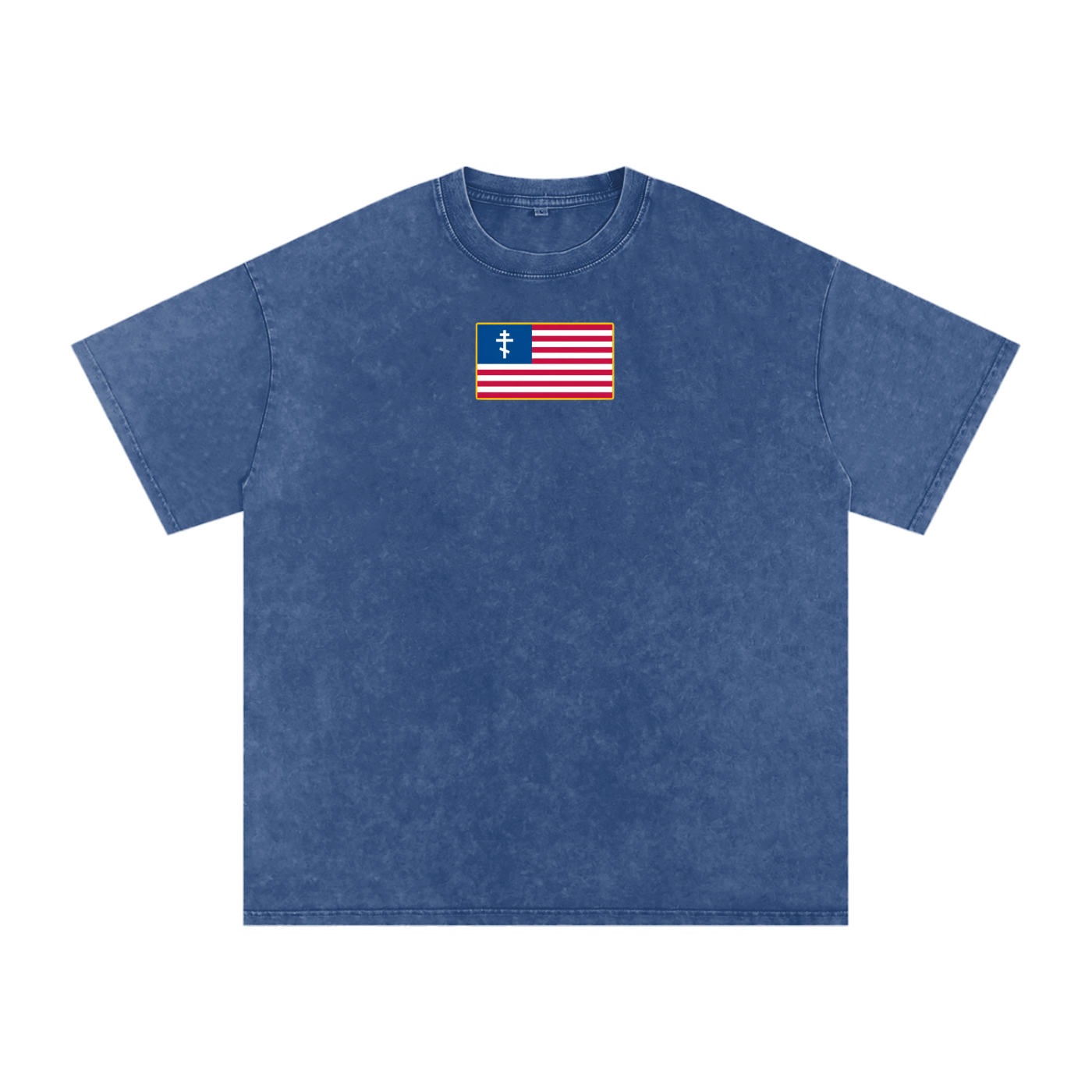 AMERICAN ORTHODOXY v3 //Snow Washed Oversized Cotton T-Shirt