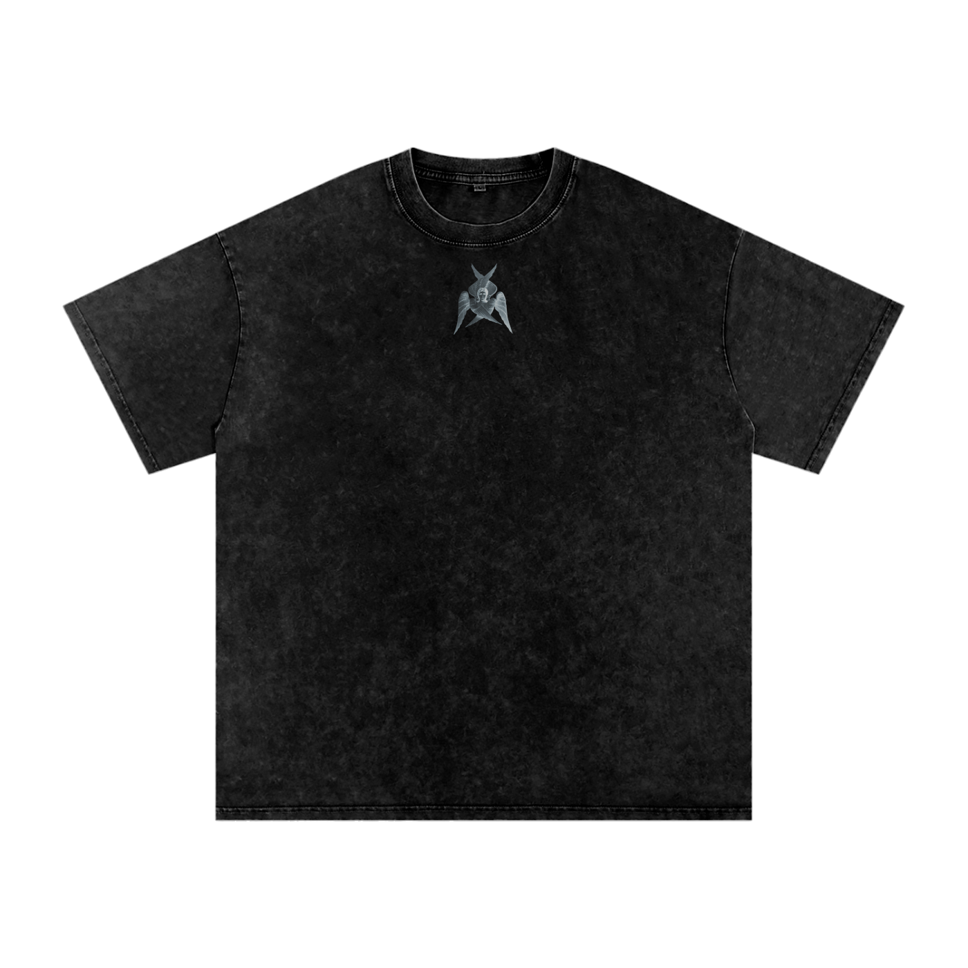SERAPHIM🏴//Snow Washed Oversized Cotton T-Shirt