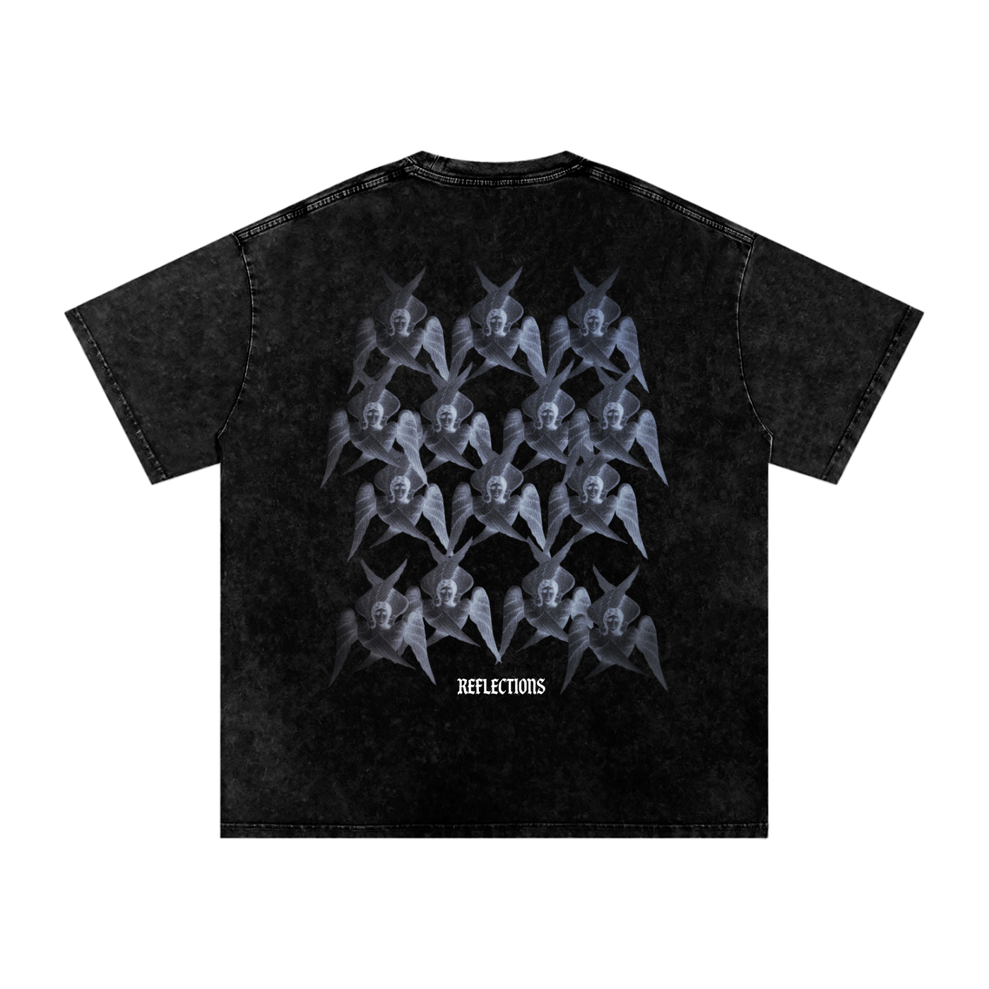 SERAPHIM🏴//Snow Washed Oversized Cotton T-Shirt